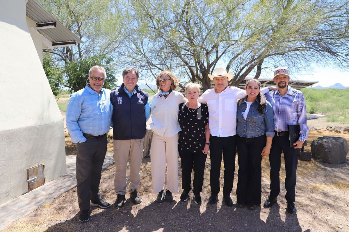 El gobernador Durazo realizó un recorrido de supervisión en la región de Cuenca Los Ojos. | Foto: Especial