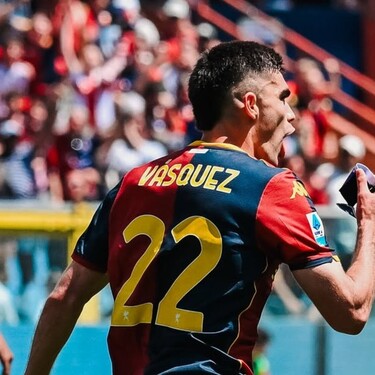 Johan Vásquez anota gol en la derrota del Genoa ante el AC Milan