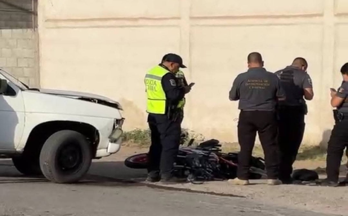 La mujer viajaba como acompañante en la motocicleta. | Foto: Especial