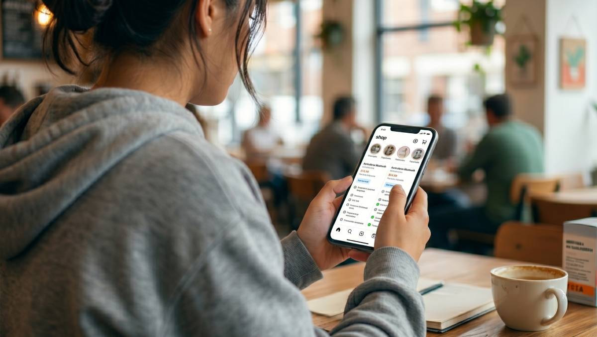 Previo a realizar sus compras, mexicanas y mexicanos revisan los pros y contras de los productos en redes sociales. | Foto: Imagen hecha con IA