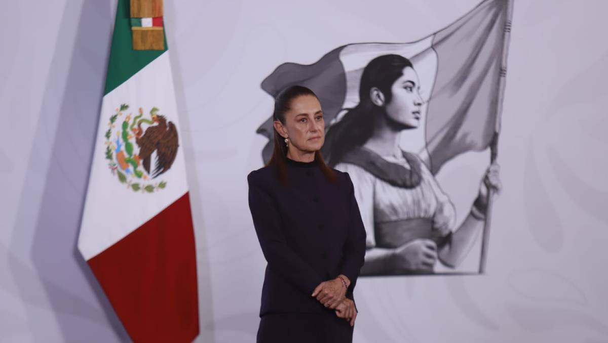 Claudia Sheinbaum Pardo, Conferencia del Pueblo. | Foto: Juan Carlos Bautista