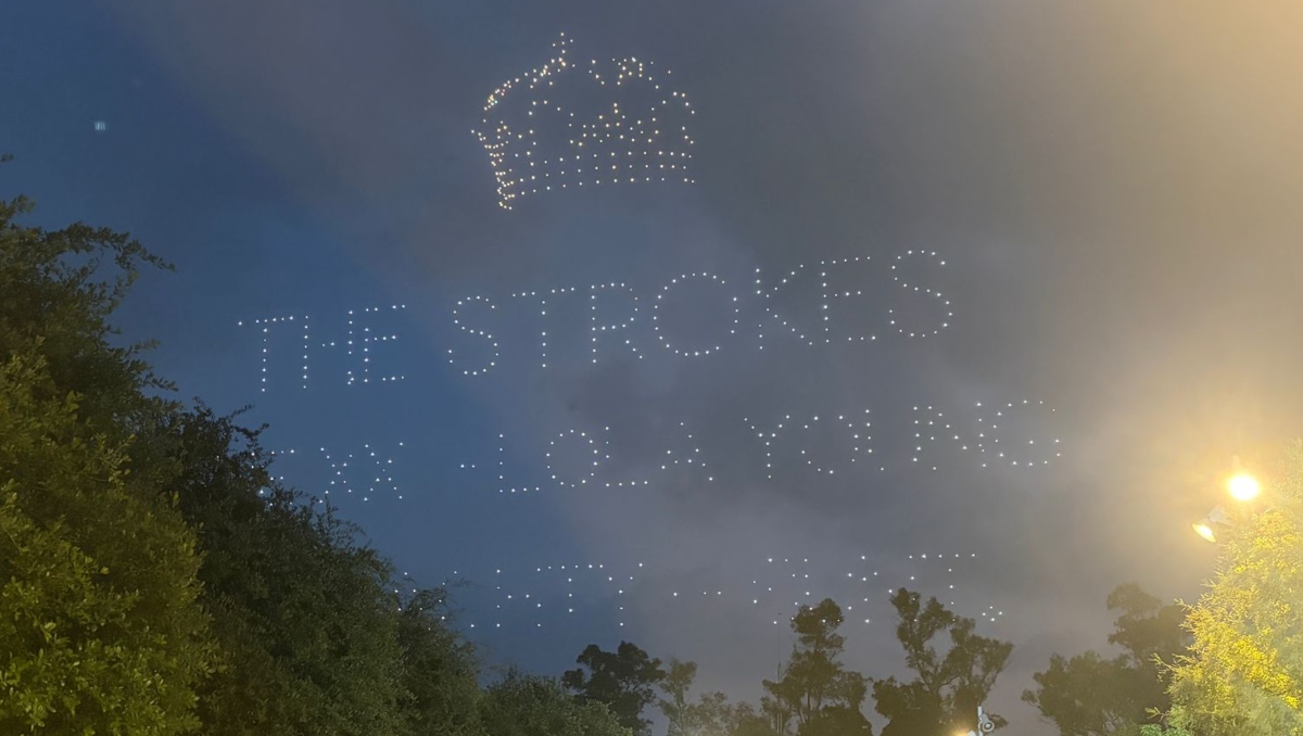 Corona Capital revela su cartel con drones sobre el Parque Aztlán | Foto: Lizbeth Cruz Jiménez