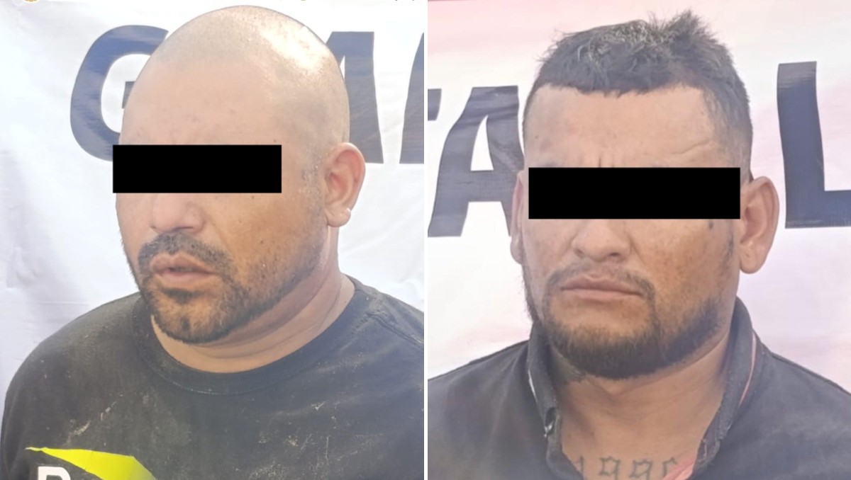 Detienen a dos hombres por la agresión contra policías en Matamoros, Tamaulipas. | Foto: SSPC