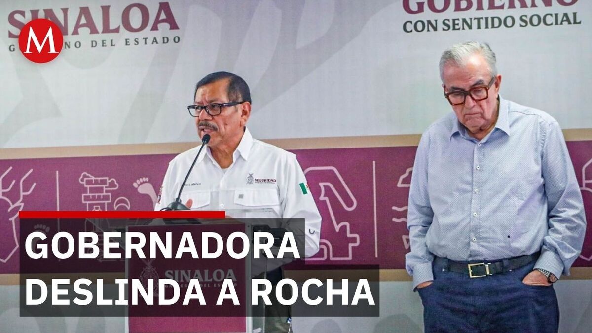 Gobernadora de Sinaloa dice que Sedena envió a Gerardo Mérida y deslinda a Rocha Moya