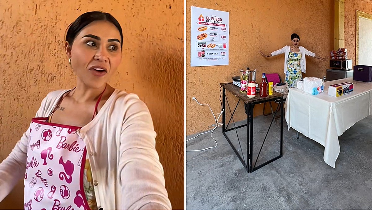 Gomita pone puesto de comida rápida | TikTok: @gomita_oficial
