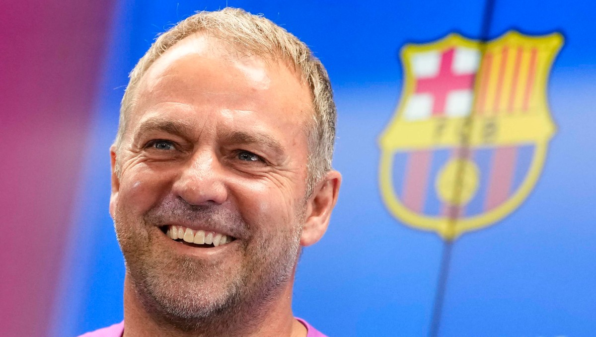 Hansi Flick renueva contrato con el Barcelona (EFE)