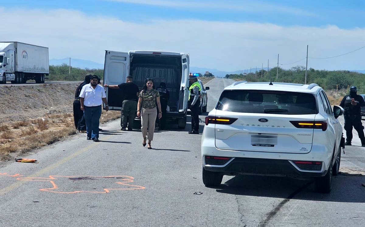 El hombre murió al instante tras ser impactado. | Foto: Especial