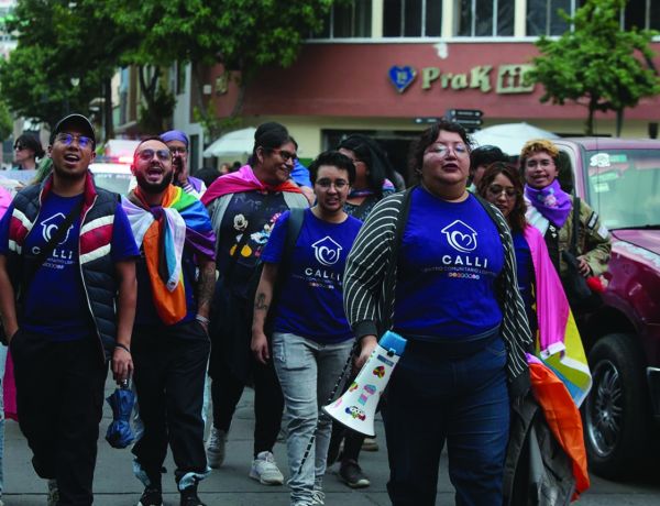 Integrantes de la comunidad LGBT+ se manifestaron. I. Carmona