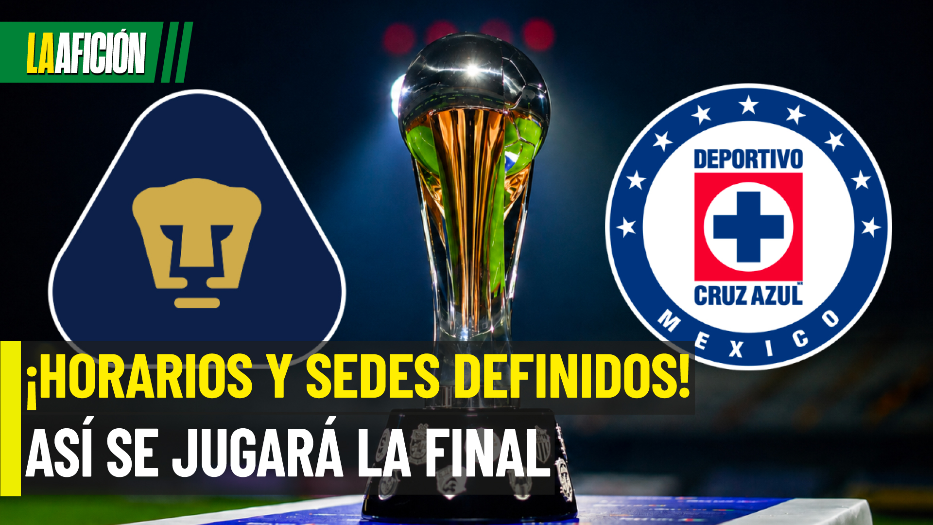 Final de la Liga MX: Definen fechas y horarios de los partidos