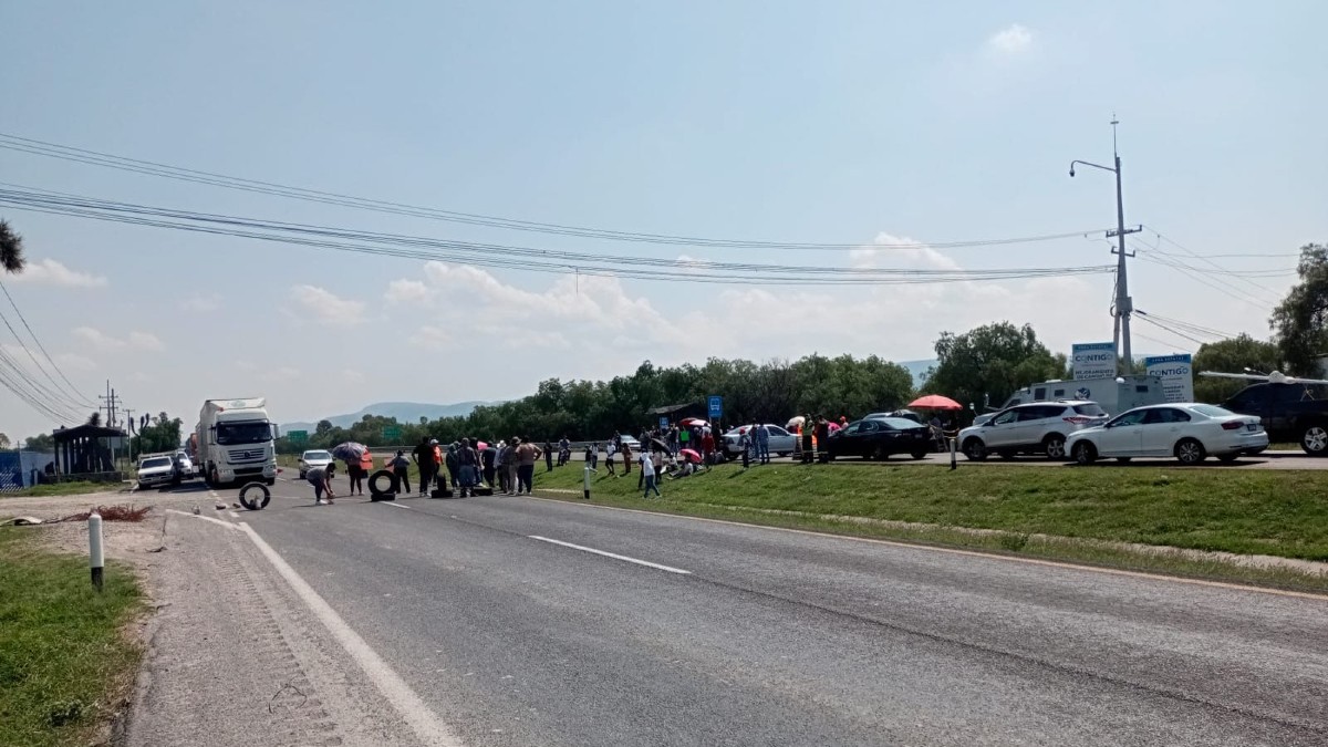 La manifestación se registró la mañana de este lunes a la altura de la comunidad de Jofrito. | Guardia Nacional Carreteras.