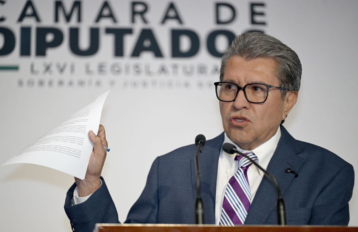 Monreal subrayó que la Cámara de Diputados está lista para recibir  la iniciativa presidencial. | Foto: Especial
