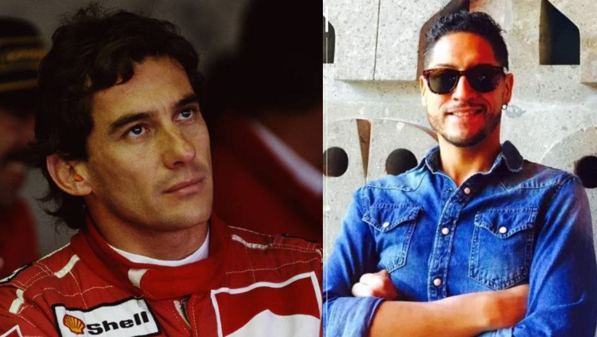 Óscar Flores conoció a la leyenda de la F1 Ayrton Senna | Foto: especial