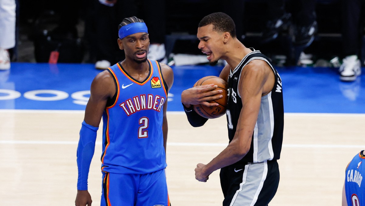 Spurs pegan primero ante Thunder en la Final del Oeste en los Playoffs de NBA (Reuters)