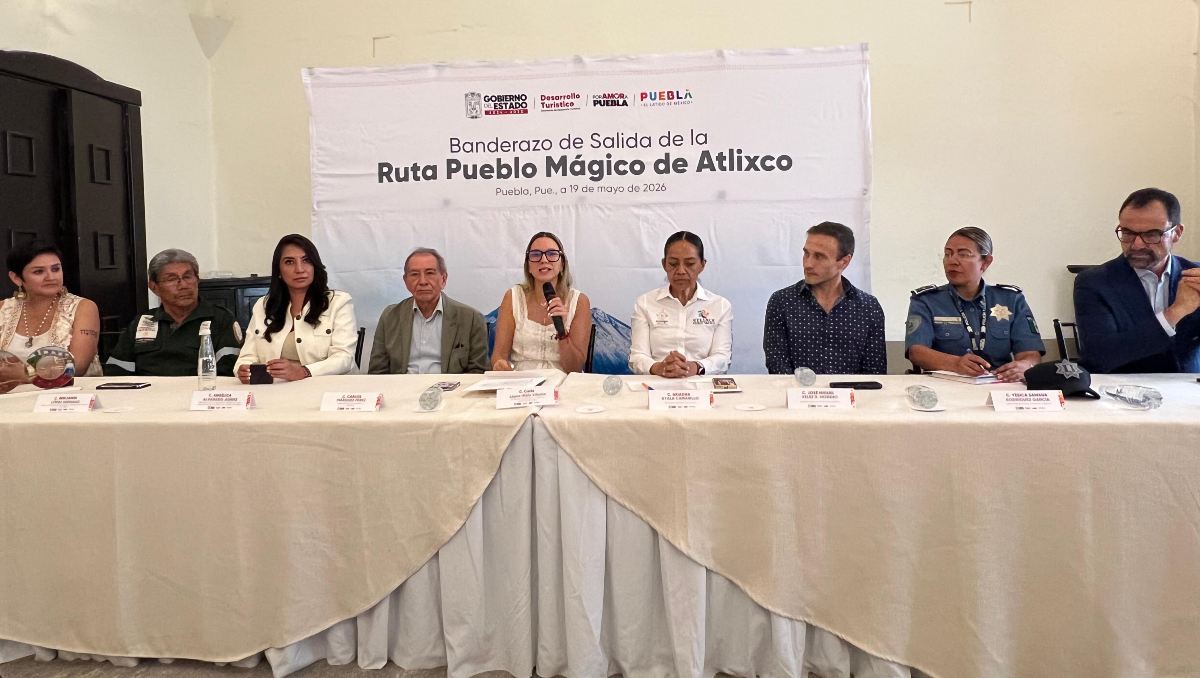 Dan banderazo a la Ruta Puebla Mágico Atlixco | Especial