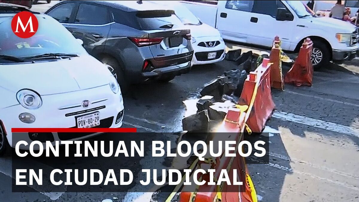 Colectivos mantienen cerrada zona de Ciudad Judicial en CdMx
