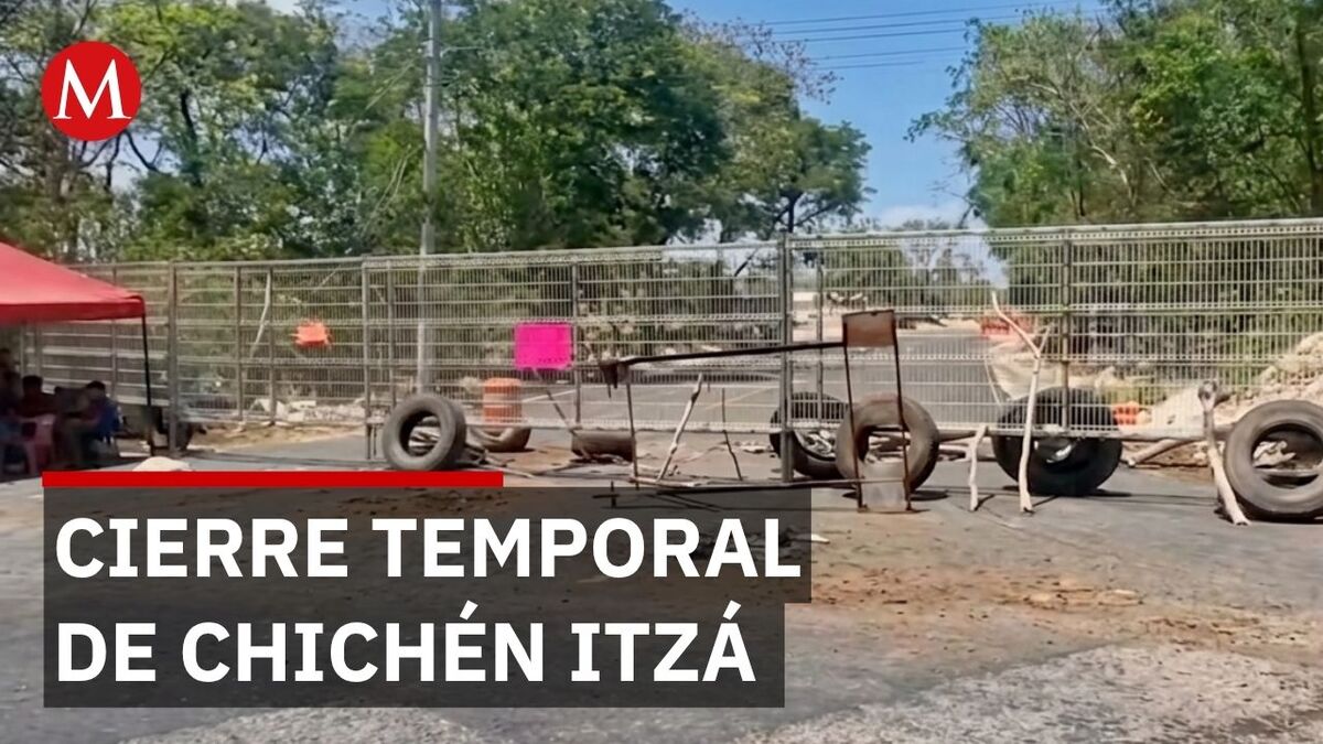 Comerciantes toman los accesos de Chichén Itzá y desafían a las autoridades