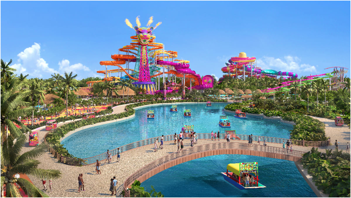 El complejo turístico 'Perfect Day México' prevé abrir en otoño de 2027, si consigue el visto bueno de las autoridades | Royal Caribbean