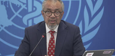 El director de la Organización Mundial de la Saludd (OMS), Tedros Adhanom