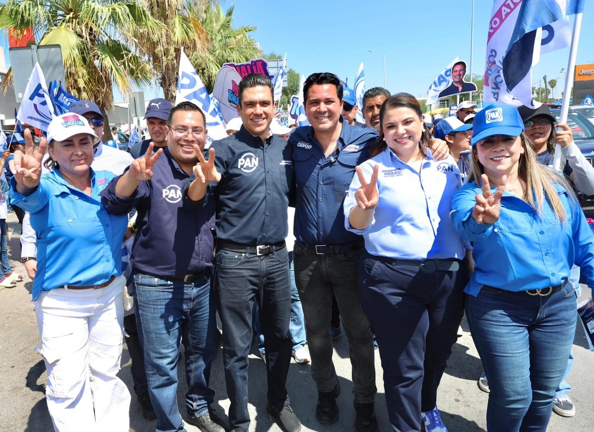 El dirigente nacional panista participó en actividades proselitistas junto a candidatos locales.| Especial.