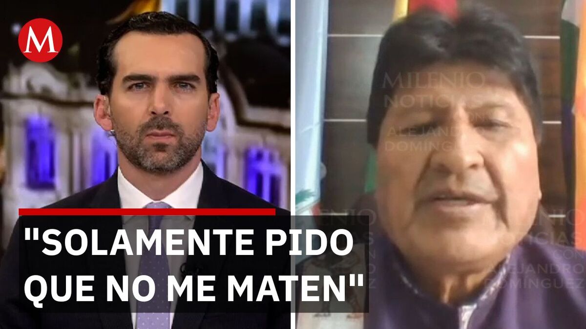 Evo Morales denuncia persecución política en plena crisis de Bolivia