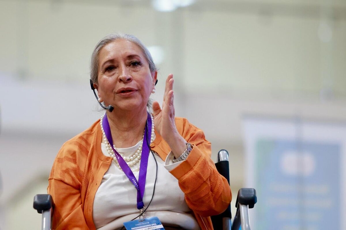 María de Lourdes Medina,  presidenta nacional de Canacintra.