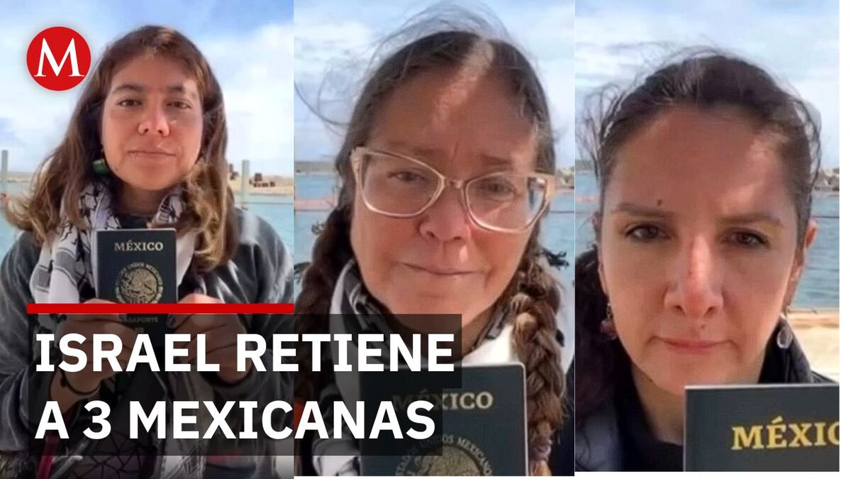 Mexicanas denuncian retención tras operativo israelí contra flotilla humanitaria