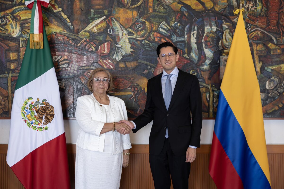 México y Colombia revisaron proyectos a futuro de la agenda bilateral. | Foto: X (@SRE_mx)