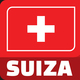 Imagen de la bandera de Suiza con el texto Selección Suiza 2026.