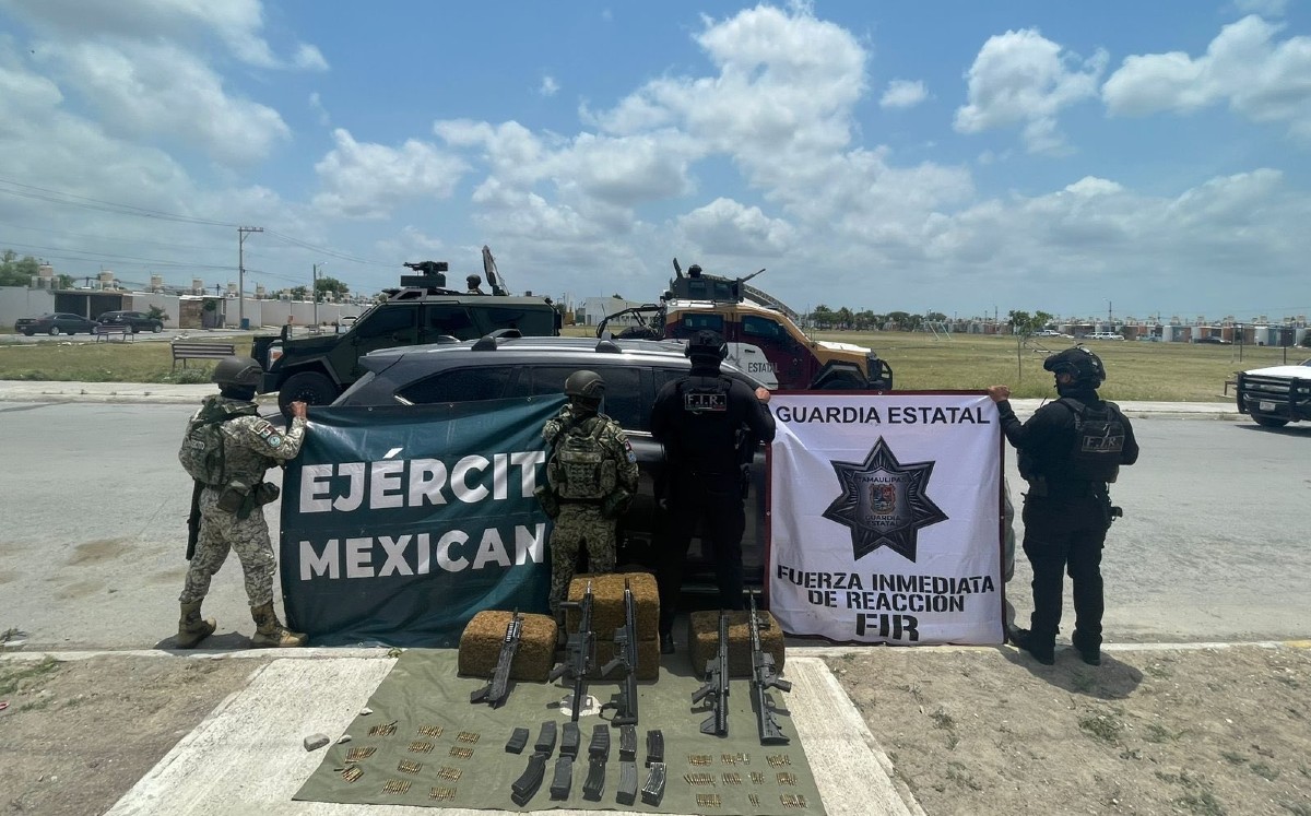 El armamentos y las drogas se encontraban En el interior de la unidad reportada como robada. | SSPT