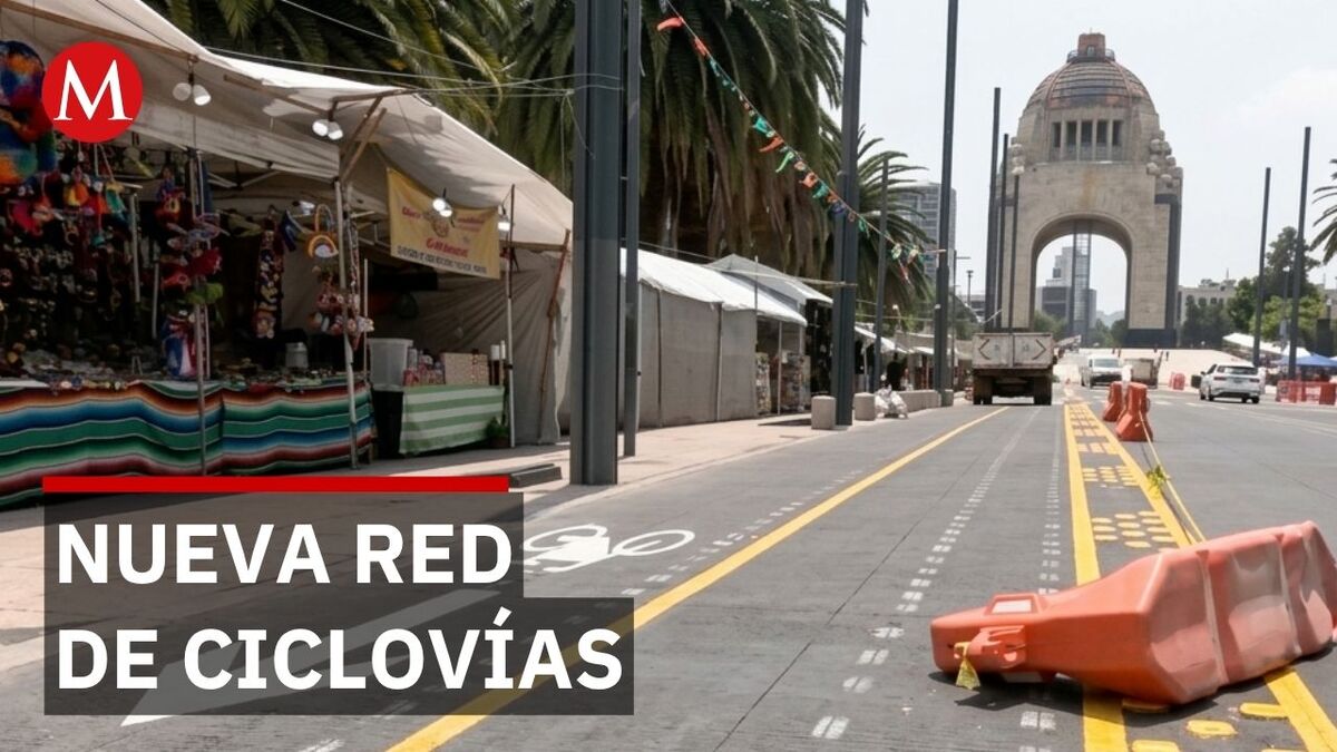 Arrancan las obras de infraestructura ciclista en el Monumento a la Revolución