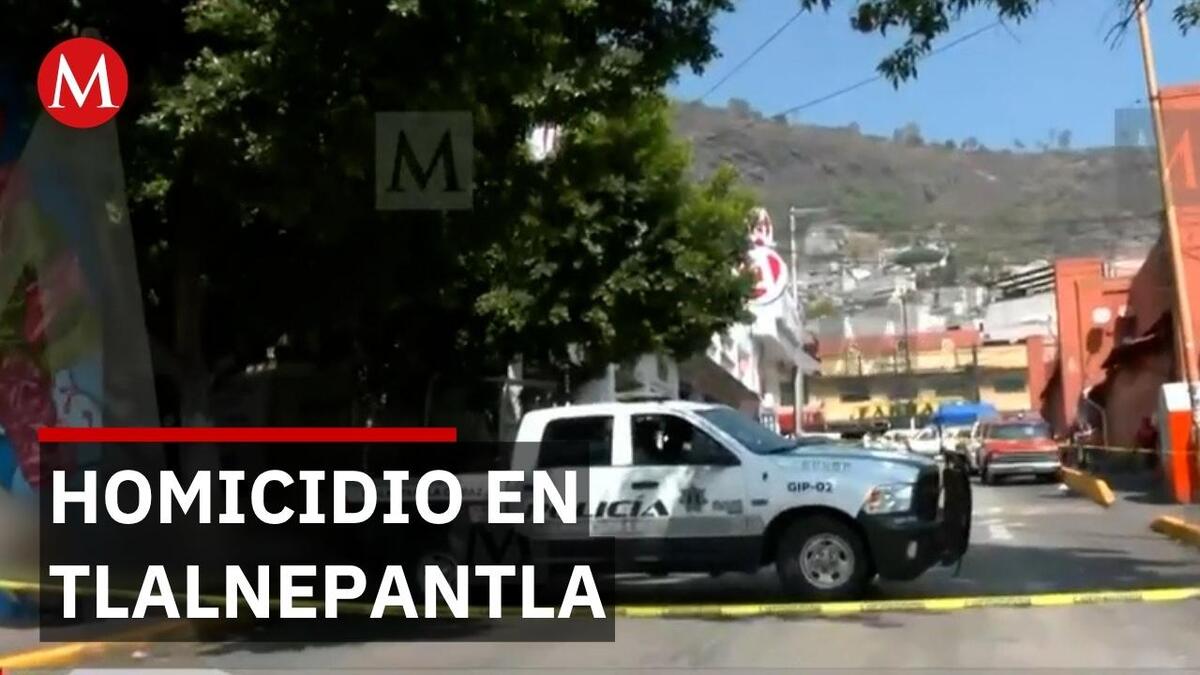 Asesinan a un hombre frente al mercado San Agustín en Tlalnepantla