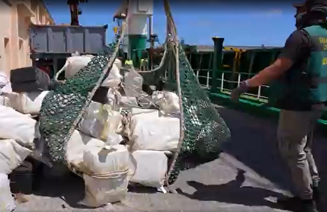 El cargamento de cocaína fue asegurado por autoridades españolas en aguas del Atlántico durante la llamada Operación Abisal. | Especial
