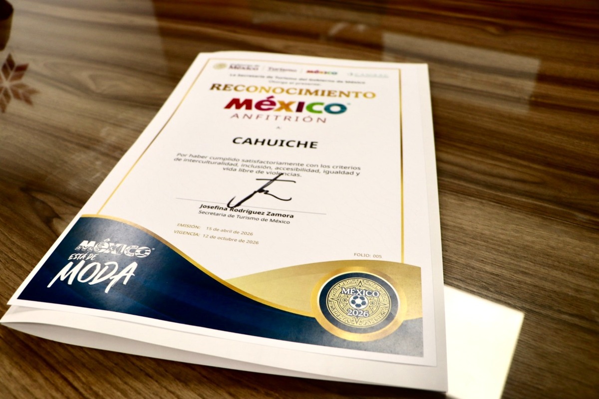 Distintivo gratuito “México Anfitrión 2026”. (Cortesía)