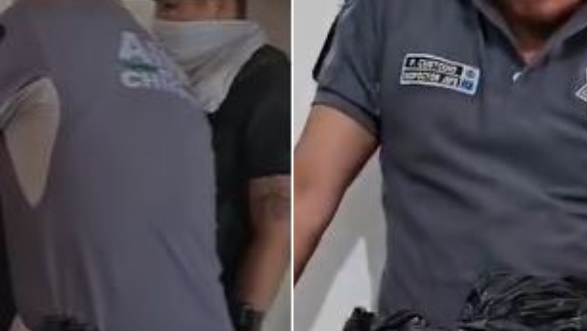 Los elementos torturaron a los detenidos con una bolsa. | Captura de pantalla