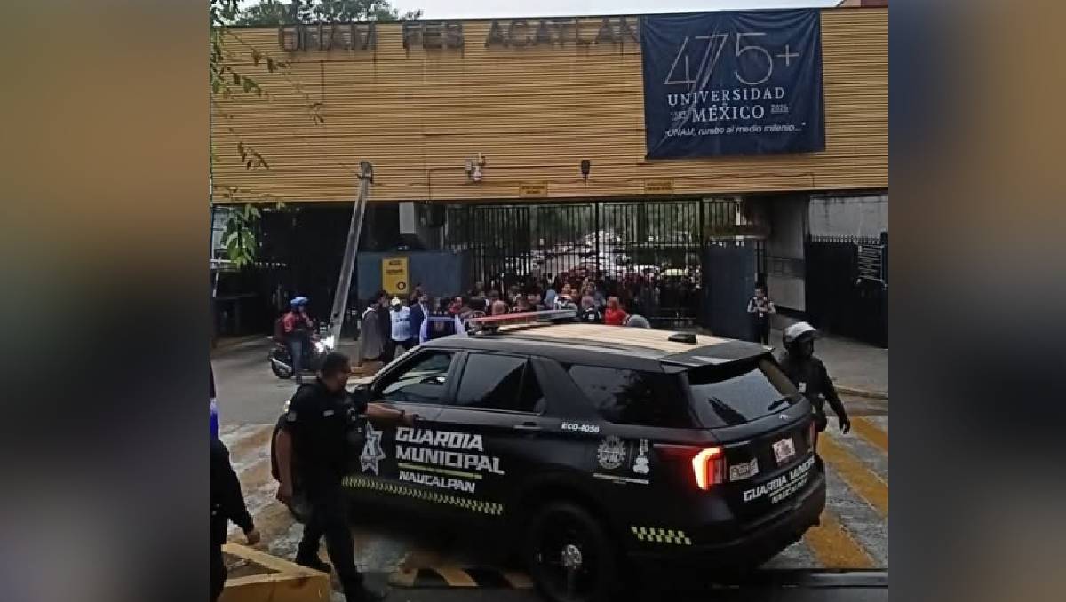 La Guardia Municipal de Naucalpan aclaró los hechos por los que irrumpieron en la FES Acatlán. | Foto: Especial