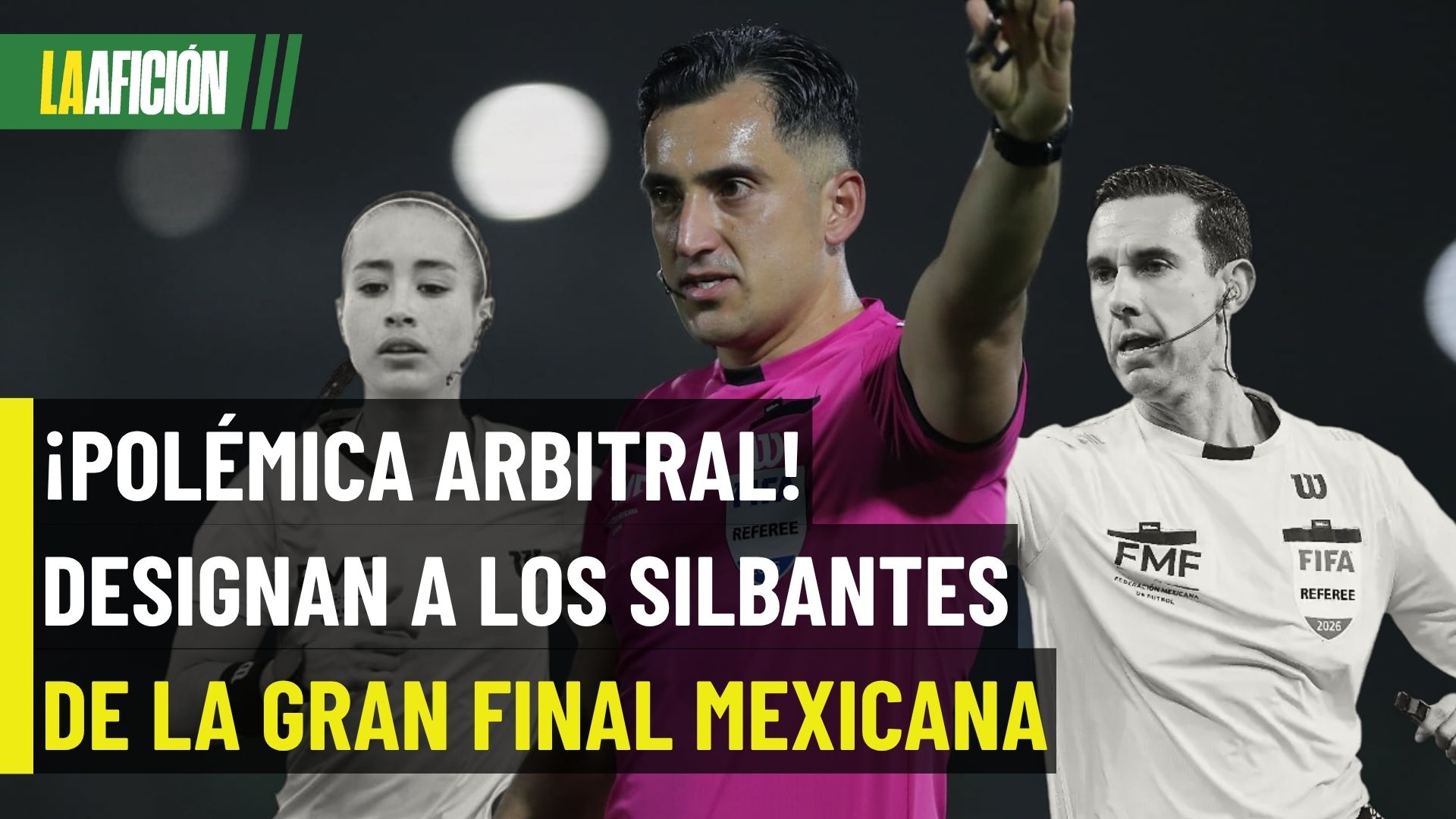 Liga MX sorprende con árbitros para la Final entre Pumas y Cruz Azul