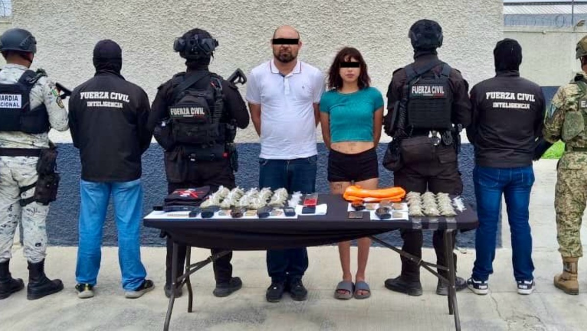 Los detenidos son dos hombres y una mujer. Foto: Especial