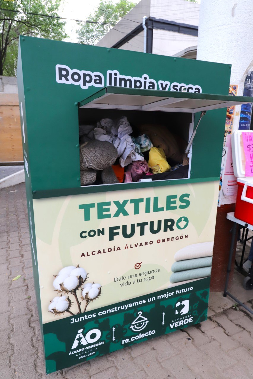 El programa de economía circular está enfocado en el acopio, reúso y reciclaje de textiles. | Foto: Especial