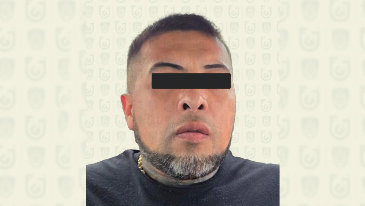 Renat ‘N’, alias ‘El Daza’, fue detenido en Tlaxcala..| Foto: Fiscalía CdMX