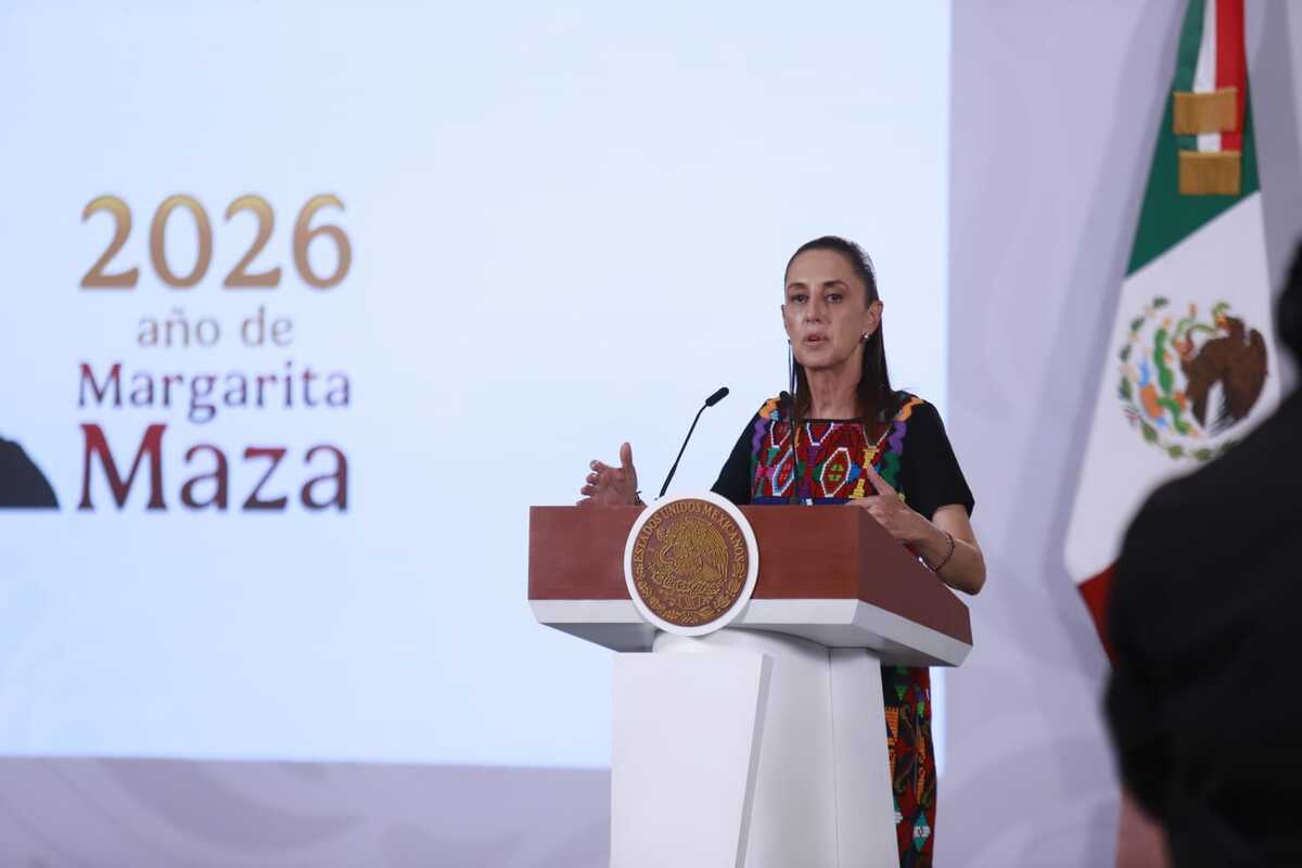 Sheinbaum hizo un llamado a defender la soberanía nacional. | Foto: Juan Carlos Bautista.