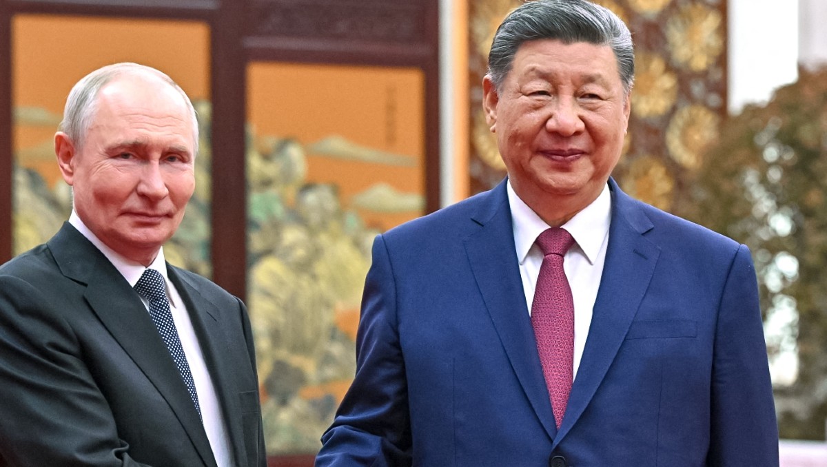 Vladimir Putin y Xi Jinping. | AFP