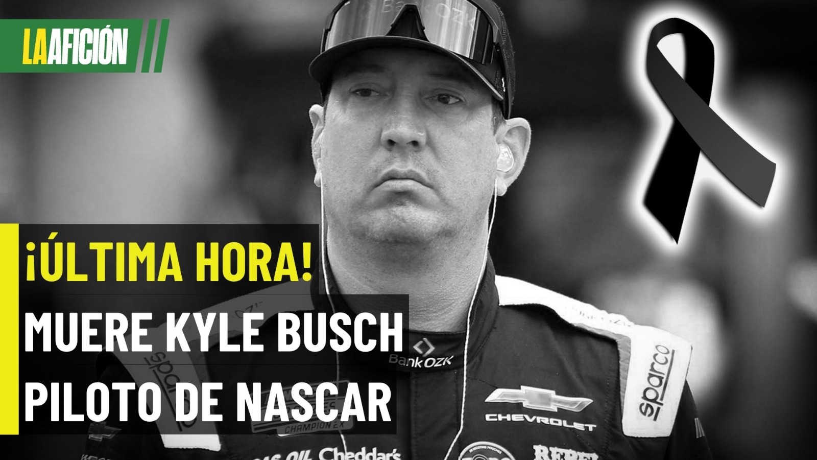 ¡Adiós a una leyenda! Muere Kyle Busch, ícono de NASCAR