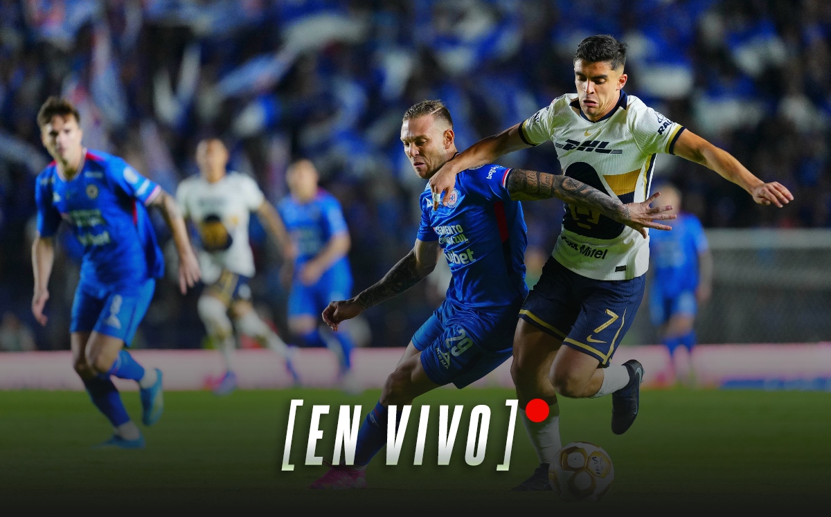 Cruz Azul vs. Pumas EN VIVO. VER partido minuto a minuto | Final de ida Liga MX 2026 (Imago7)