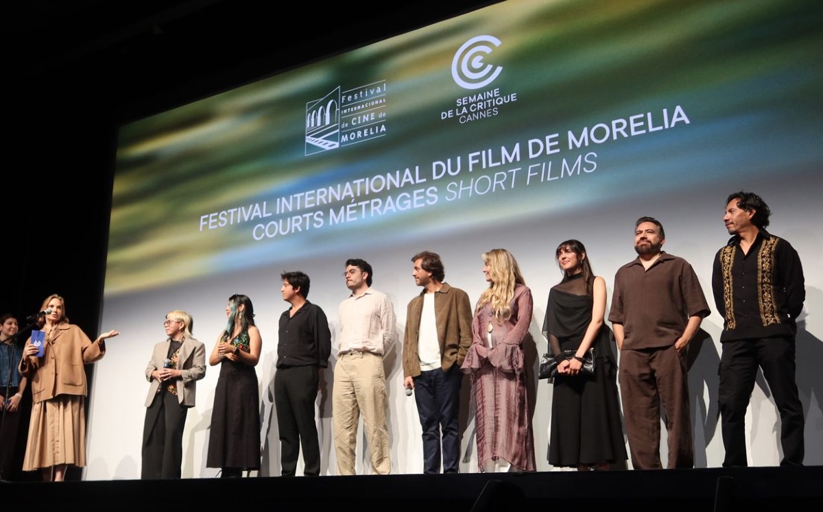 La Directora del FICM Daniela Michel presentó a los cineastas mexicanos. (Especial)