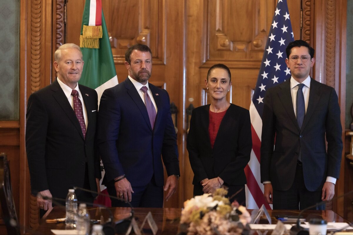 Encuentro Sheinbaum-Mullin fortalece relación bilateral en temas de seguridad | X: @Claudiashein