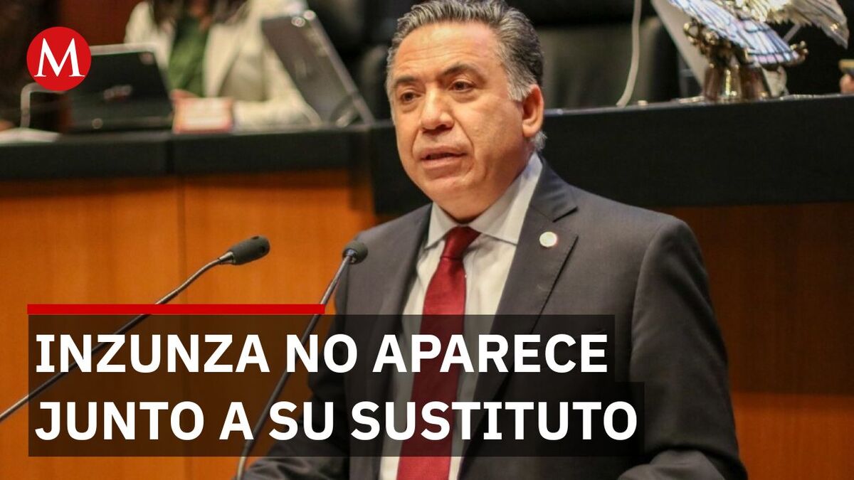 Enrique Inzunza no aparece ni en el tablero del Senado