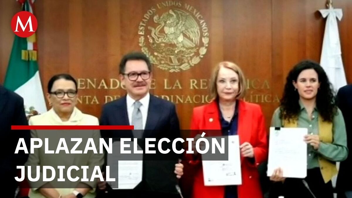 El gobierno federal propone aplazar las votaciones del Poder Judicial hasta 2028