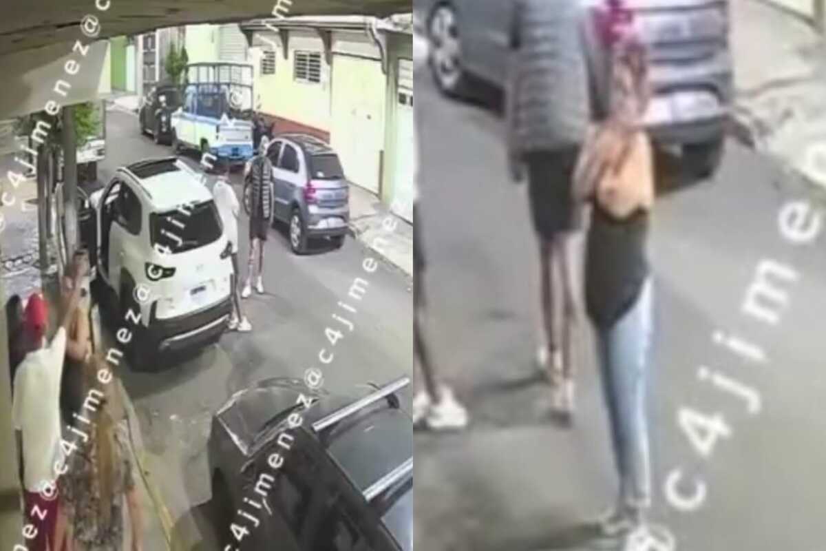 La mujer se refugió en un inmueble cuando llegó la policía.