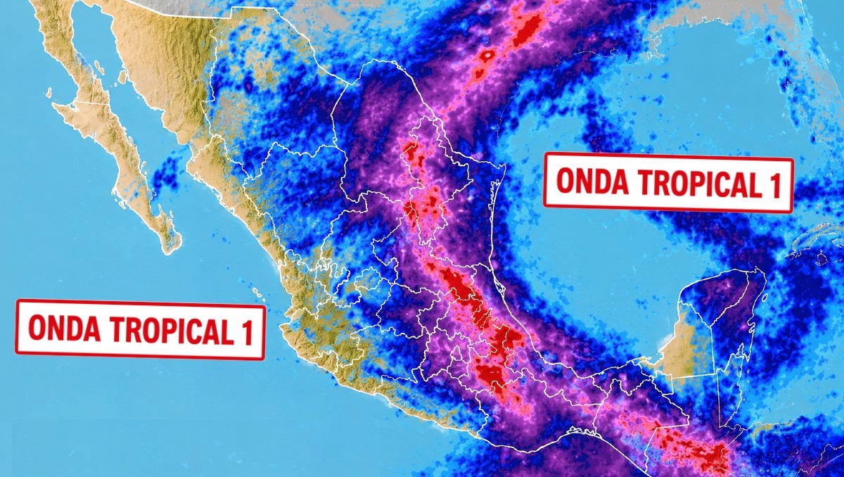 Onda tropical número 1 afectará el sureste del país | IA Discover