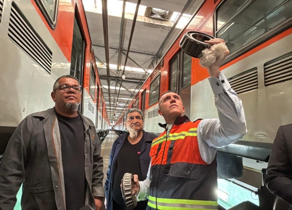 Rumbo al Mundial de Futbol 2026 la dirección general del STC Metro realiza una supervisión de las obras. | Foto: Especial